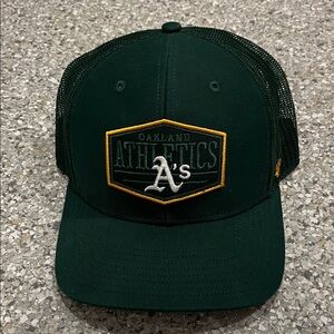 Oakland Athletics Dark Green Mesh Cap